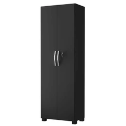 Armário Multiuso Com Chave 2 Portas Chicago Notável Preto