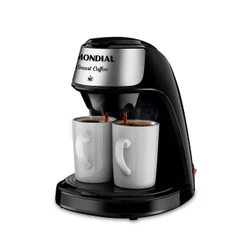 Cafeteira Elétrica Smart Coffe Mondial Preto e Inox 500W C-42-2X-BI