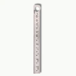 Régua Escala Rígida de Aço Inox 150mm Precisão Durabilidade