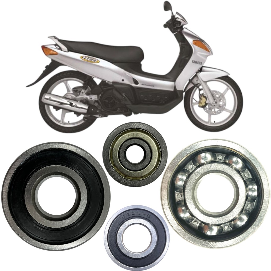 KIT DE ROLAMENTOS DO MOTOR ( VIRABREQUIM E EMBREAGEM ) YAMAHA AT 115 NEO 2004 A 2012