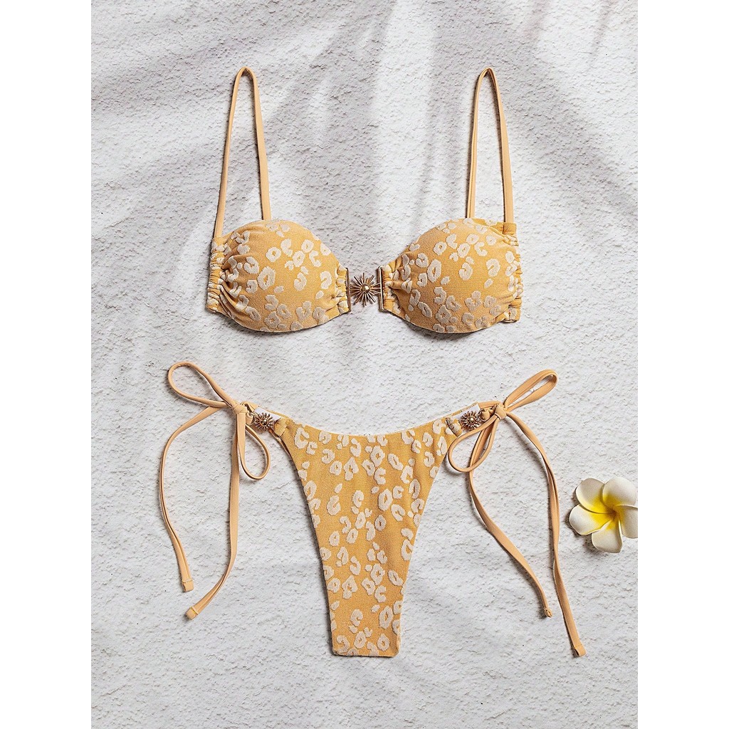 LARA VIVA Linha Premium: Biquíni Triângulo com Fio Duplo
