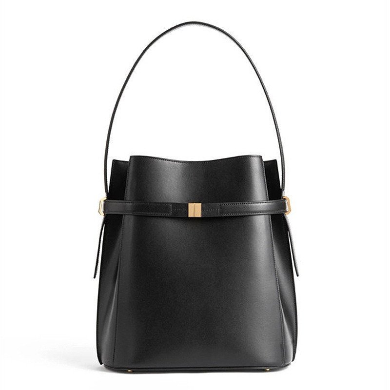 Bolsa bucket totem da Suécia, outono inverno, em camurça, novo estilo, bolsa tote de camurça para uso diário, de ombro ú