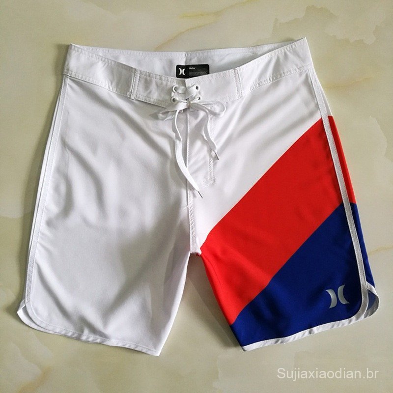 Bermuda Masculina Clássica À Prova D'água , Shorts De Praia Com Elasticidade De 4 Vias , Secagem Rápida , Academi