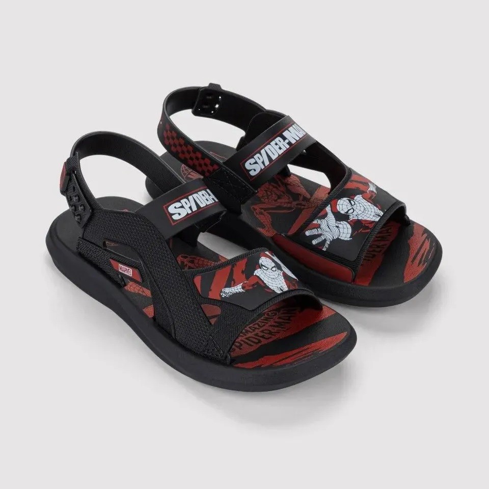 SANDALIA INFANTIL GRENDENE MARVEL AGILITY HOMEM ARANHA 23448