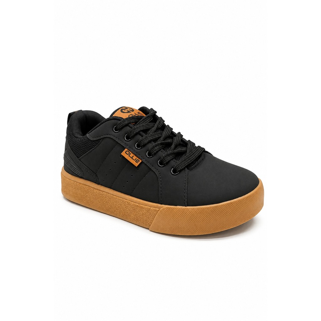 Tênis Masculino Ollie Cyclone Preto Design Urbano
