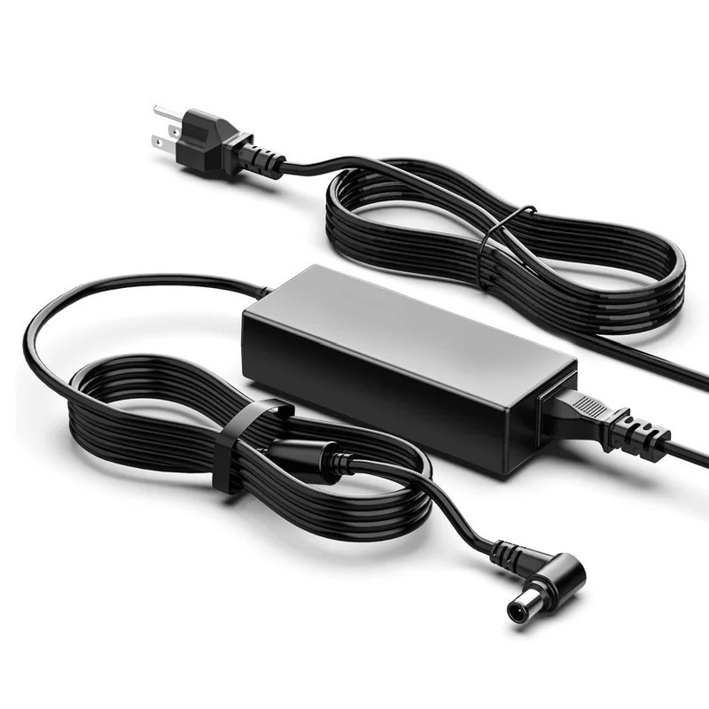 Cabo Adaptador de Energia 19.5V para TV Sony Bravia KDL-40W600B, KDL-48W600B, KDL-55, KDL-32, KDL-42 Smart LED LCD HD