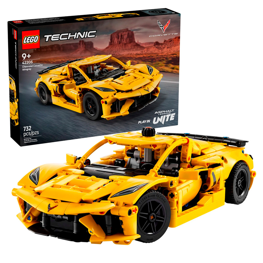 LEGO Technic - Chevrolet Corvette Stingray Articulado 42205 - Lego