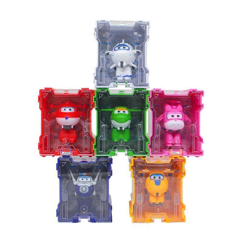 Novas Mini Figuras Super Wings: Ledi, Little Love, Cool Wing, Little Wing, Jet Set, Brinquedos Transformáveis para Menin