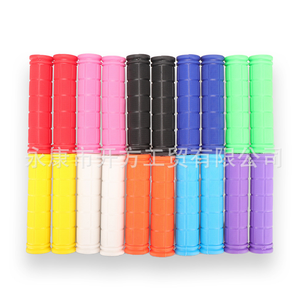 Punhos de borracha coloridos para bicicletas de marcha fixa, punhos para mountain bike, punhos para guidão de bicicleta,
