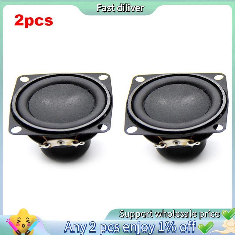 2 Pcs 4Ω 10 W 53 Mm 2 Polegadas Alto-Falante Multimídia De Som DIY Para Home Theater