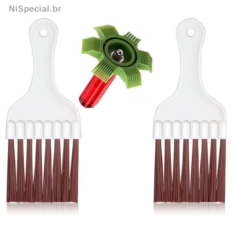 [Nis] Ar Condicionado Limpeza Finb Escova Condensador Radiador De Aço Inoxidável [BR]