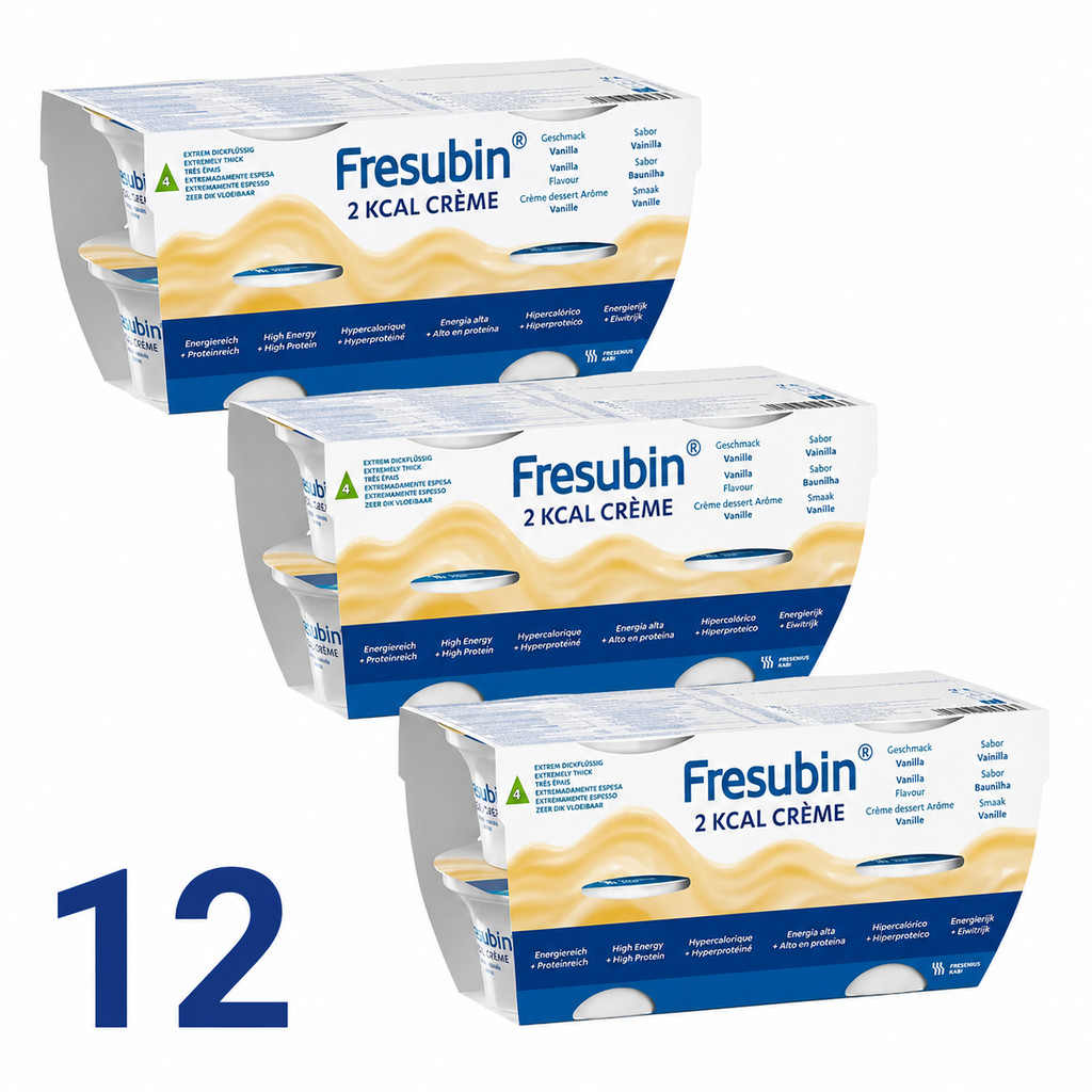 Kit 12 Fresubin Creme 125G Baunilha