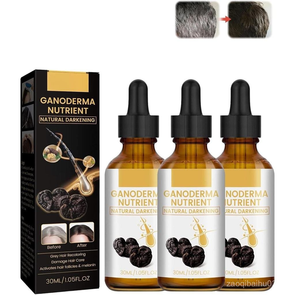 Sérum Capilar AntiGrizalheira, Sérum para Cabelos Grisalhos, Óleo Reparador Capilar, Sérum Capilar, Sérum Escurecedor d