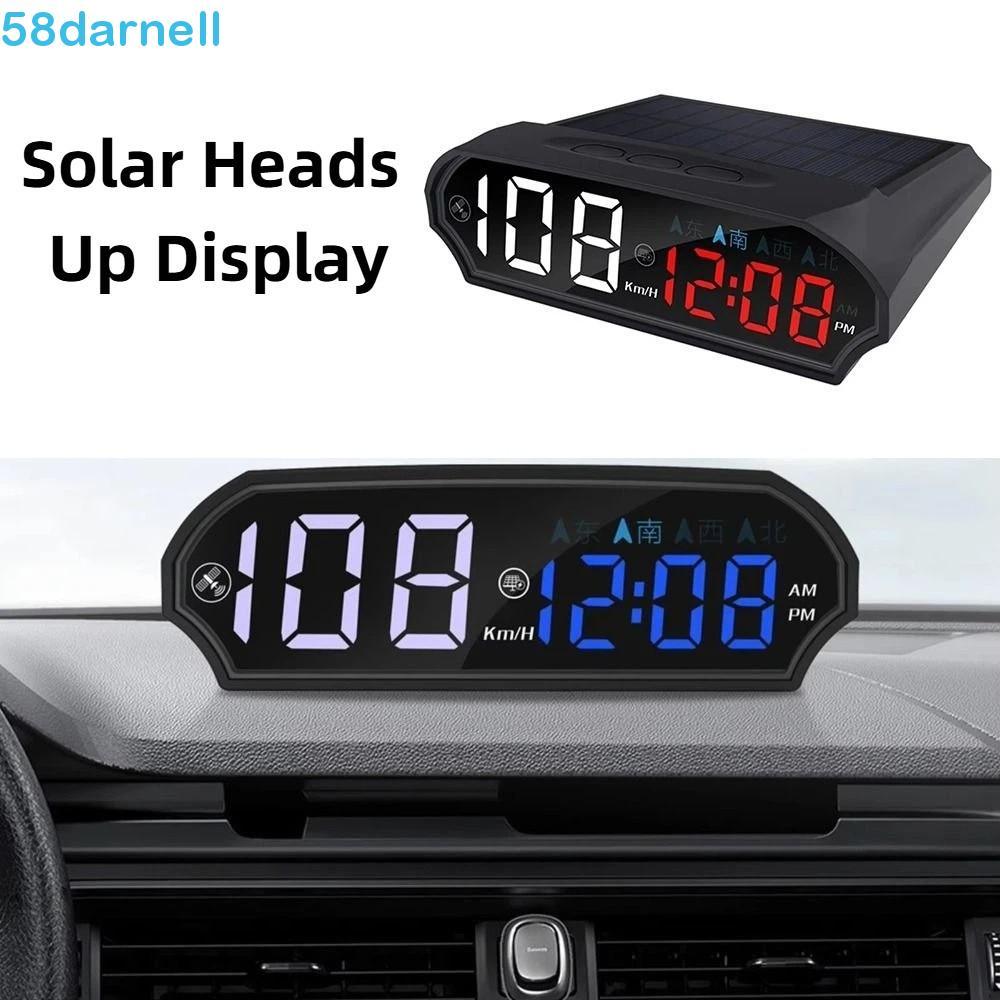 DARNELL Car Head Up Display , Velocímetro Digital De Plástico Universal HUD GPS Portátil