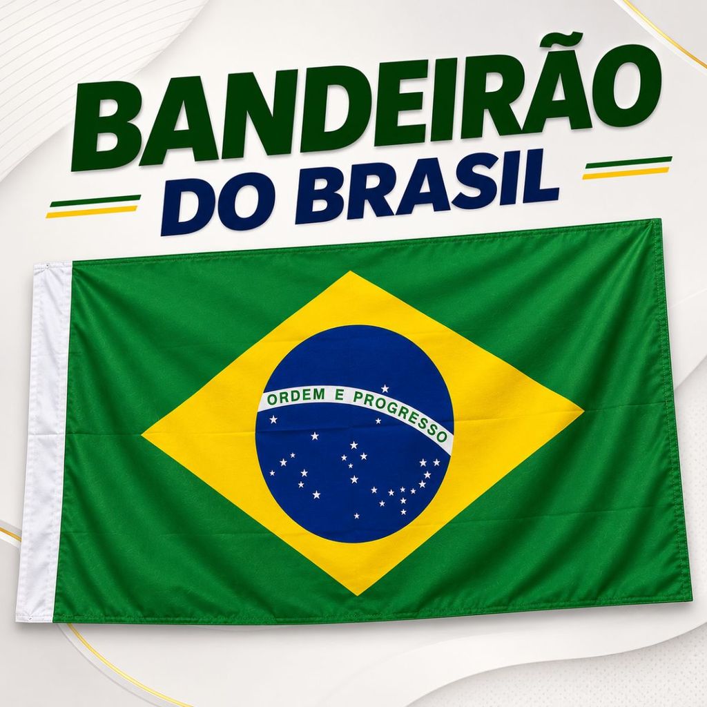 Bandeira Do Brasil 150x90 Grande Copa Do Mundo Torcida Festa Evento