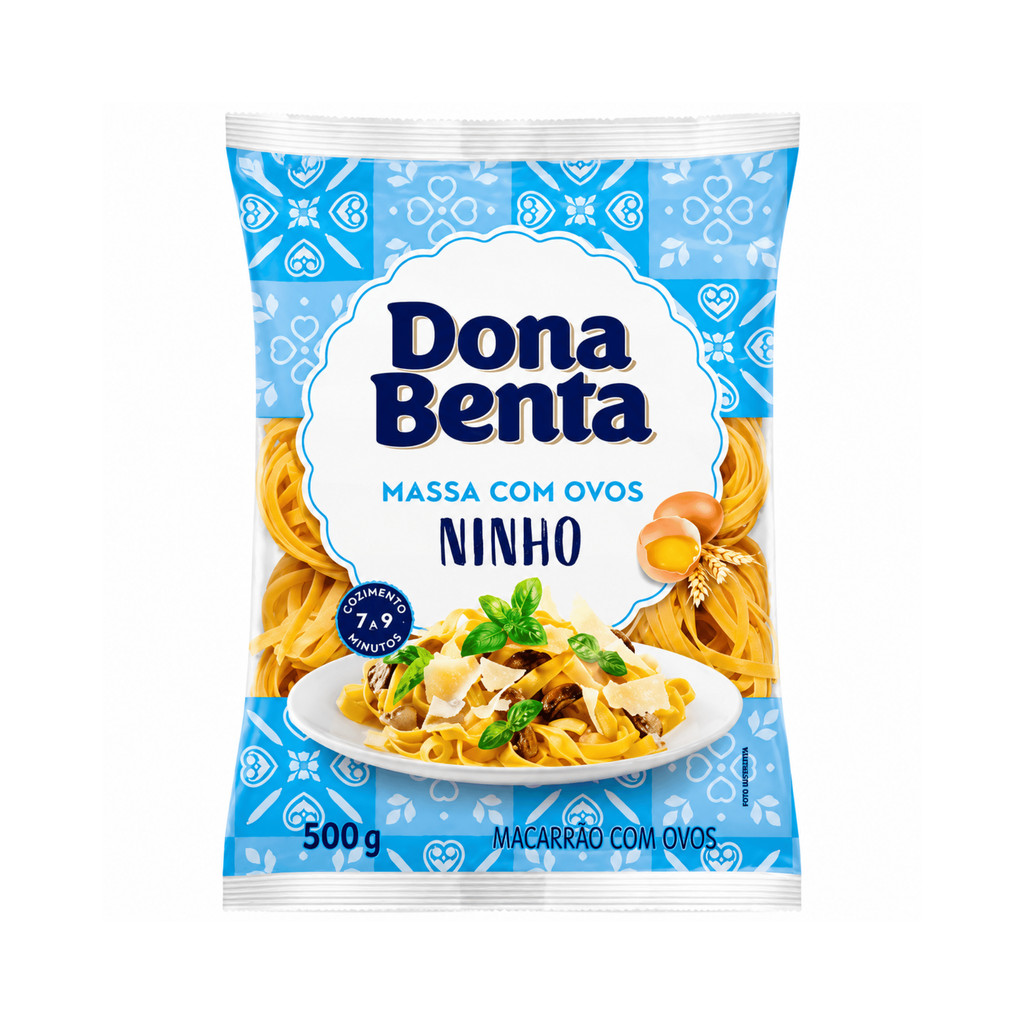 Macarrão de sêmola com ovos Ninho Dona Benta 500 g