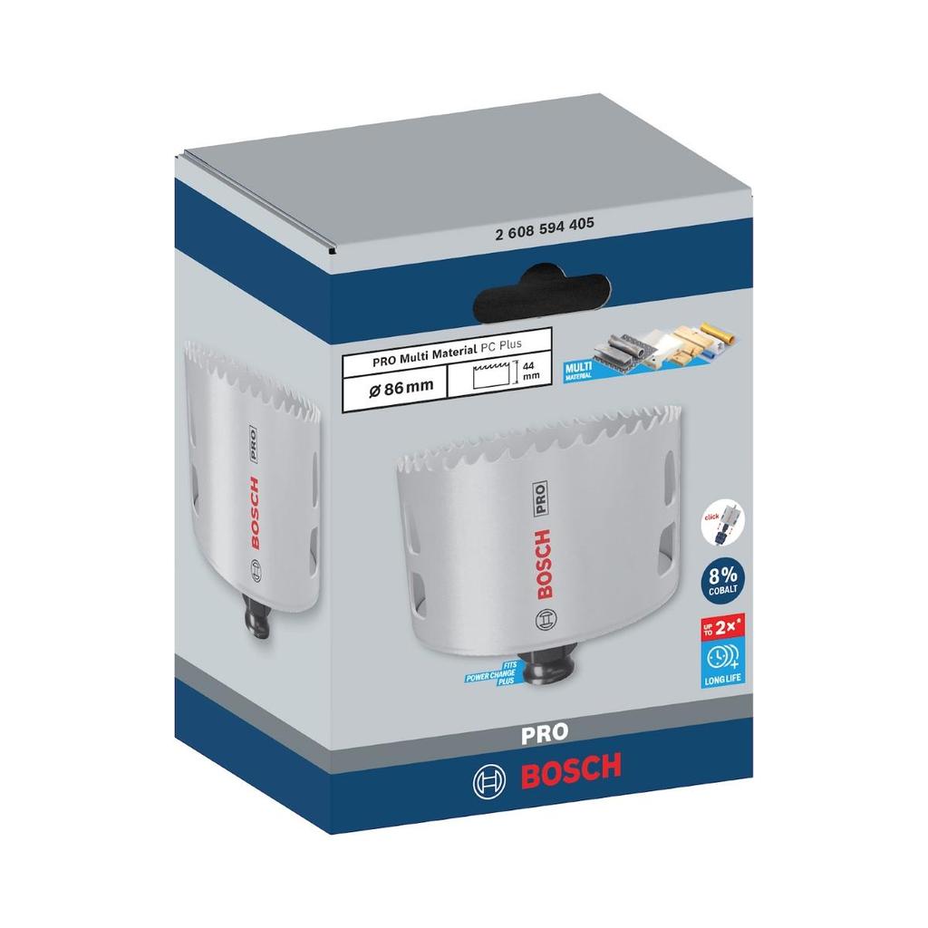 Serra Copo Bosch Pro Multi Material Power Change Plus 86mm