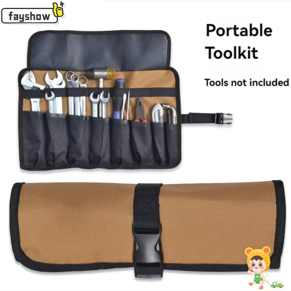 Saco De Armazenamento De Ferramentas FAYSHOW , Bolsa Dobrável De Rolo , Sacos De Martelo De Chave Inglesa Multiuso De Pa