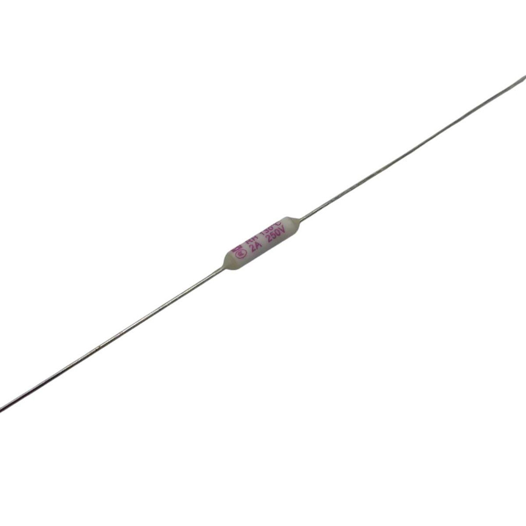 Kit Com 3 Fusível Térmico Axial 130 graus 2A 250V