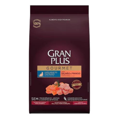 Ração para Gatos Adultos Castrados Sabor Salmão Gourmet Granplus 1Kg
