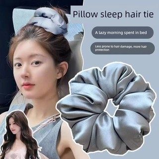 Travesseiro de dormir anel de cabelo feminino High-End cetim Oversized elástico anel de cabelo cheio de algodão não mach