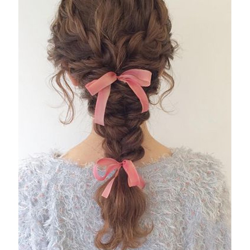 Estilo coreano elegante All-Match veludo com arco artesanal grampo de cabelo clipe lateral cocar Duckbill clipe acessóri