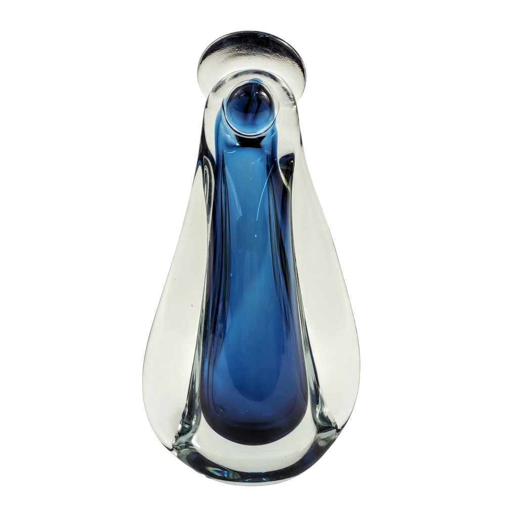 Escultura Nossa Senhora Murano Azul 26cm Arte Sacra