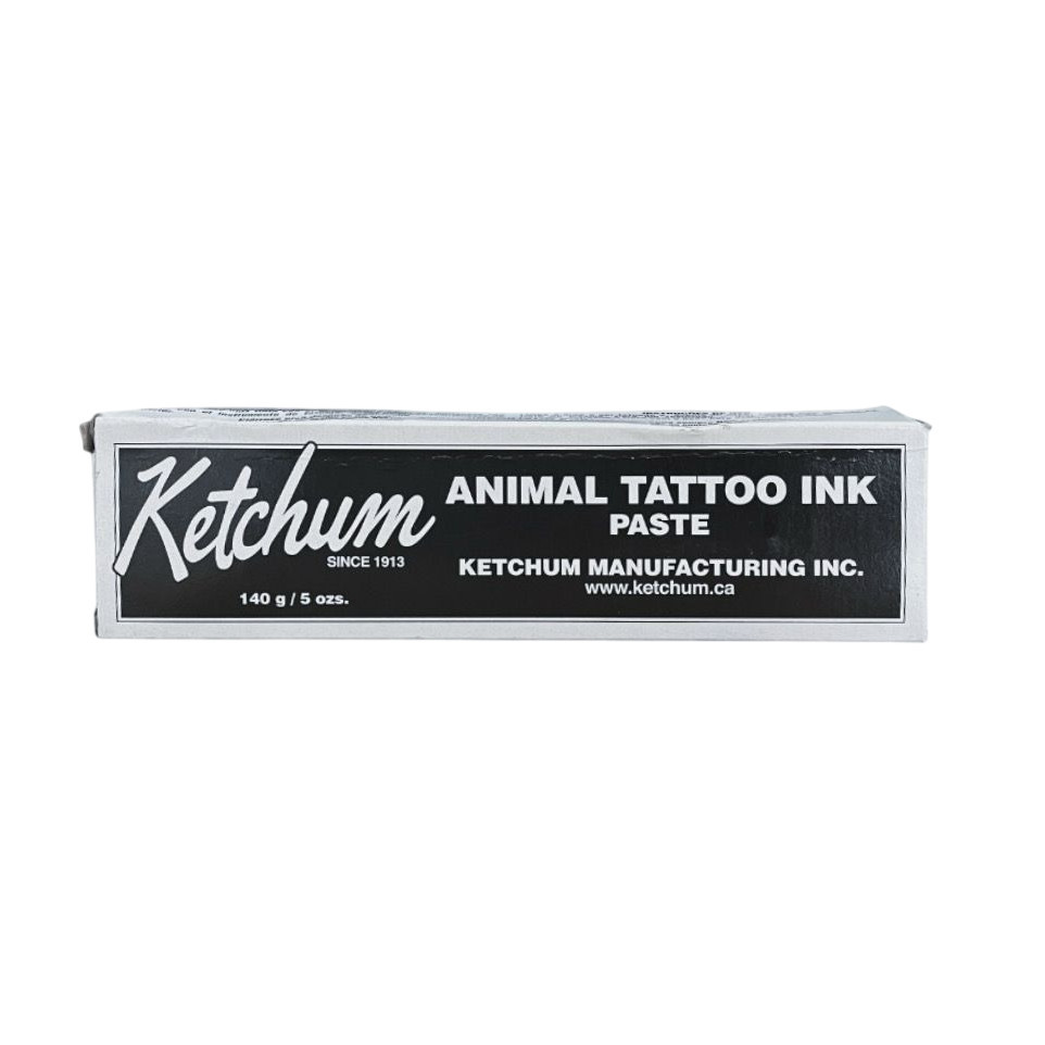 Pasta Ketchum Preta 140g – Tinta p/ Tatuagem de Animais