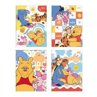 Caderno brochurão capa dura universitário 1x1 80 folhas Pooh Tilibra em Oferta na Shopee