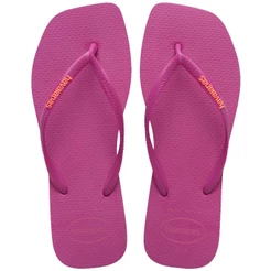 Chinelo Havaianas Slim Square Logo Pop Up