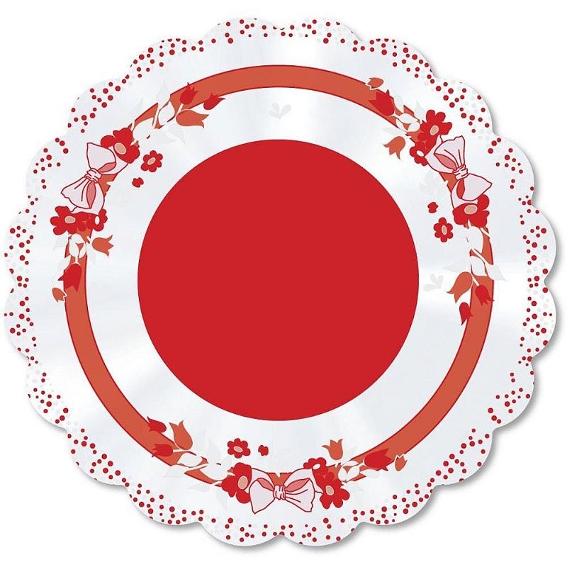 Poli Redondo 38CM Laço Vermelho - Pacote com 50 em Oferta na Shopee