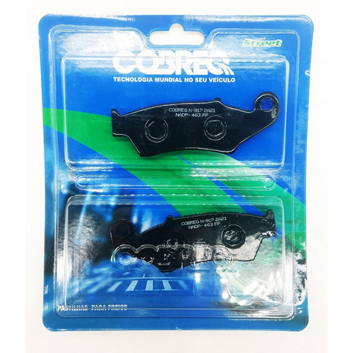 PASTILHA FREIO DIANTEIRA COBREQ ( N-917 ) BIZ 125 / BROS / XRE190 / FALCON / TORNADO / XRE300 em Oferta na Shopee
