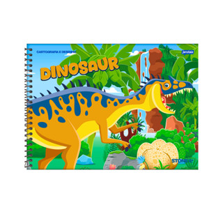 Caderno De Desenho Universitário 80 Folhas Stone - JANDAIA Capa:Ovo Dino em Oferta na Shopee