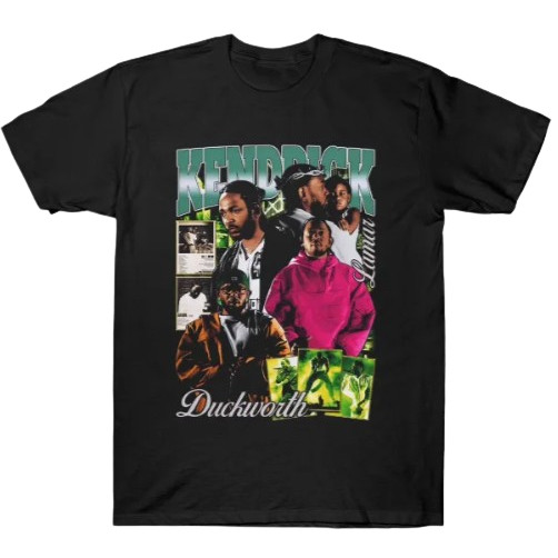 Camiseta Kendrick Lamar Duckworth  Adulto/Infantil Lançamento Camiseta Em Algodao