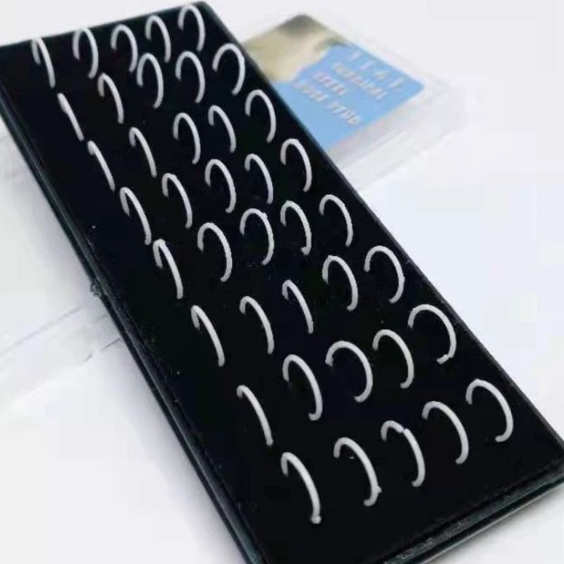 Piercing de Nariz Argolinha Branca Silicone Flexíveis Argola Masculino Feminino