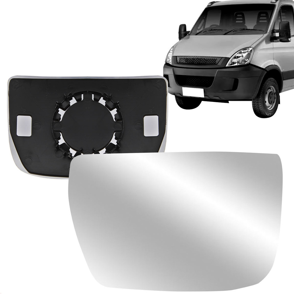Lente Espelho Retrovisor Iveco Daily 2008 2009 2010 2011 2012 2013 Inferior em Oferta na Shopee