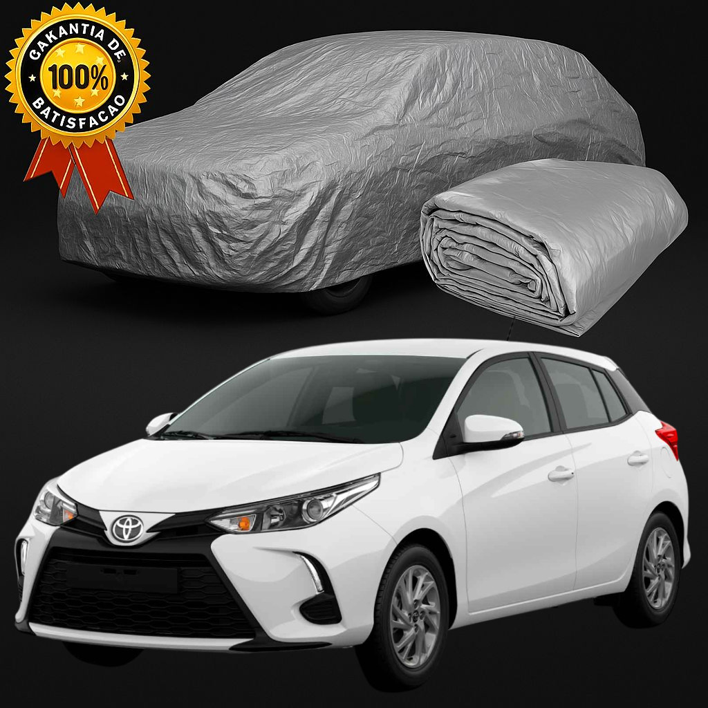 Capa De Cobrir Toyota YARIS - 100% Impermeável Com e Sem Forro - ARMADA FORCE em Oferta na Shopee