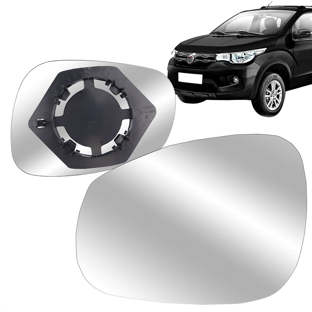 Lente Espelho Retrovisor Mobi 2017 2018 2019 2020 2021 2022 Versão Com Pisca Com Placa