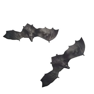 Morcego de Borracha Halloween Decor Realista Flexível Criativo Infantil Festa Assustador 1und