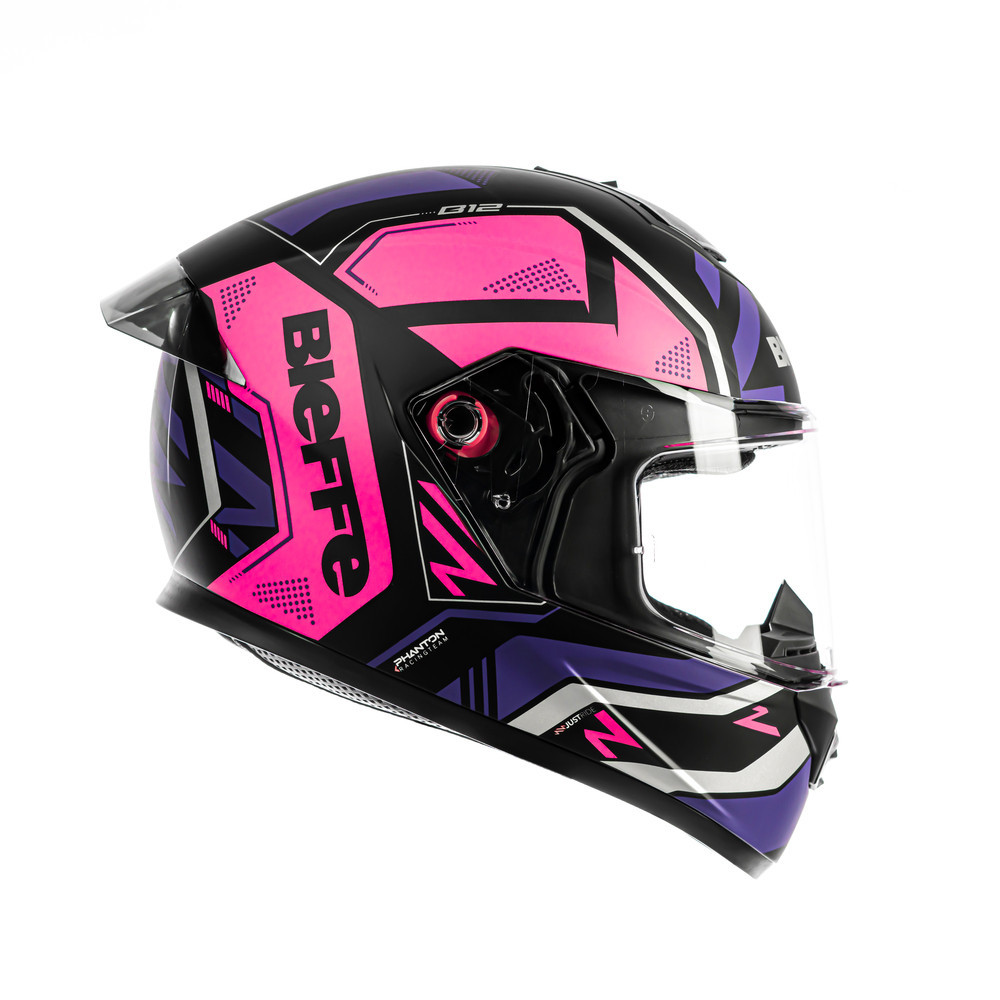 Capacete Moto Bieffe B12 Phanton Com Spoiler em Oferta na Shopee