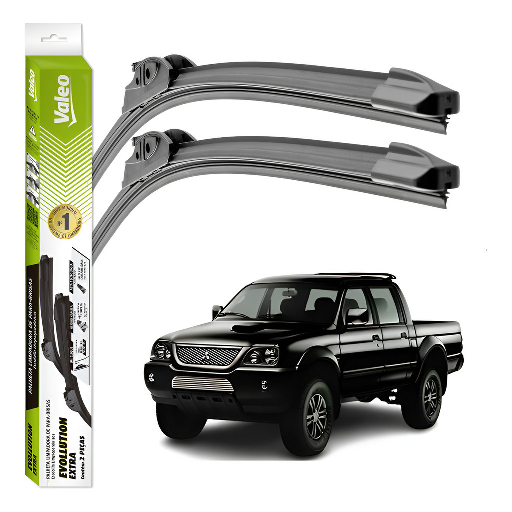 Par Palhetas Limpador Parabrisa Valeo L200 Sport 2004 A 2012