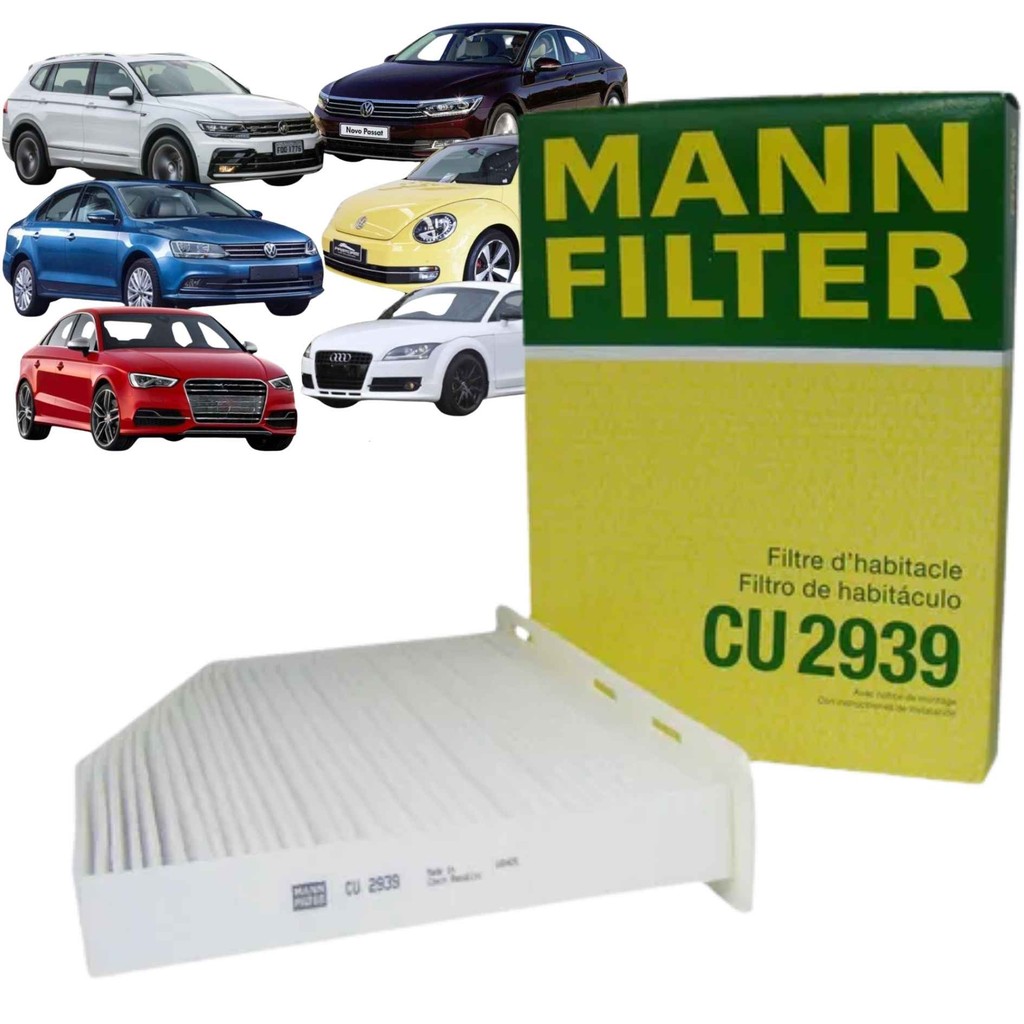 Filtro Ar Condicionado / Cabine para VW Volkswagen Jetta / Golf / Tiguan / Passat / Fusca - Audi A3 / Q3 / TT - 2.0 TSI em Oferta na Shopee