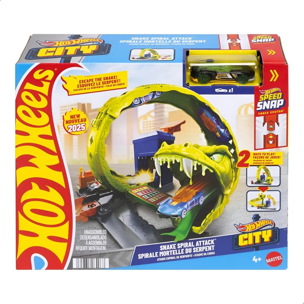 Hot Wheels Pista Ataque De Cobra JBM63 - Mattel