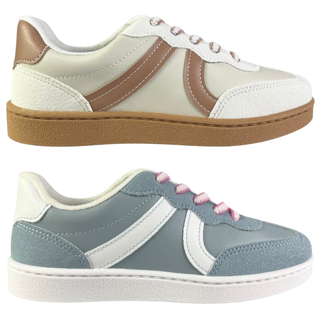 Tênis Molekinha Juvenil Feminino Casual Glitter Confortável Estilo para Meninas em Oferta na Shopee