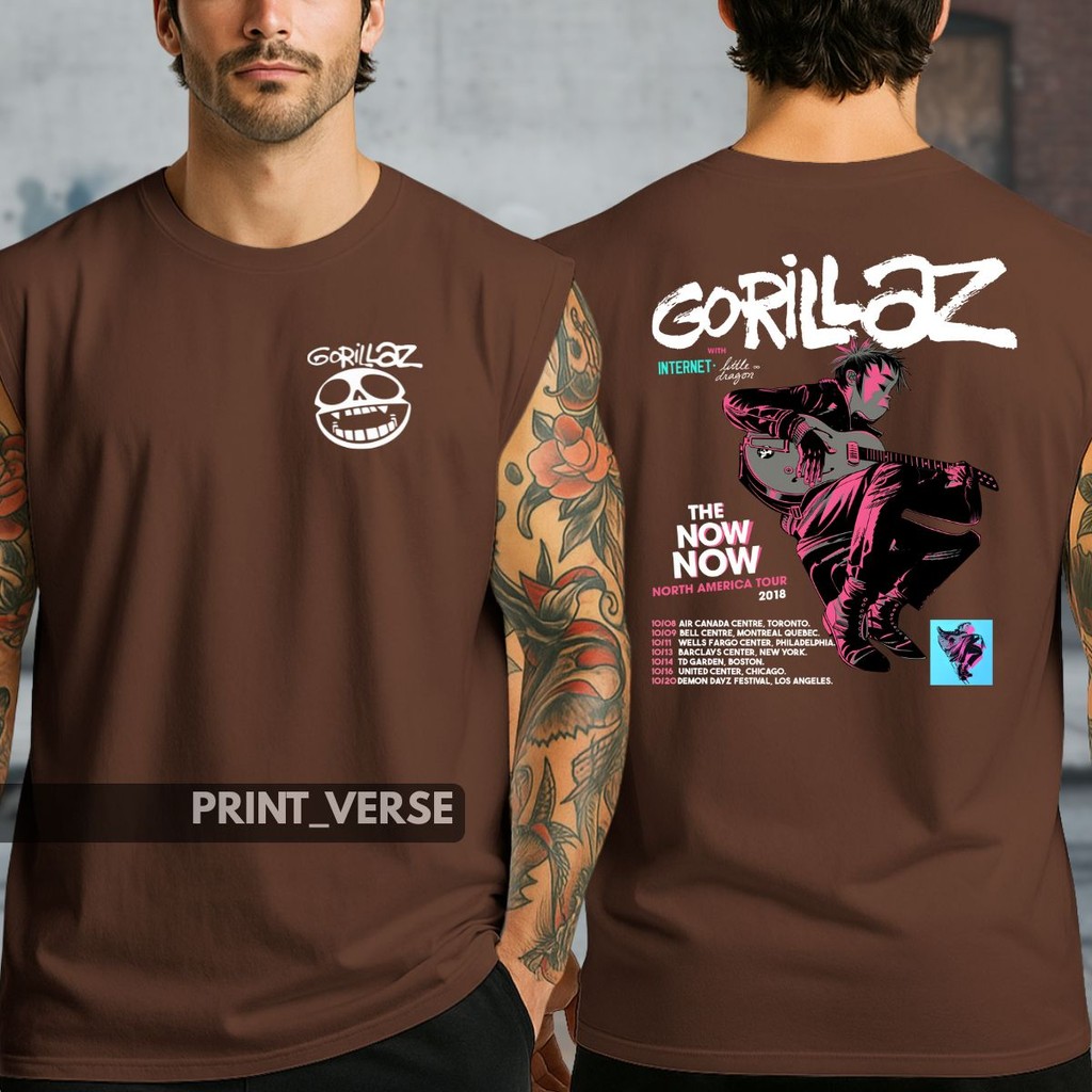 Camisa Regata Machao Gorillaz Banda Rock Feel Good Damon Remi Jamie Oversized