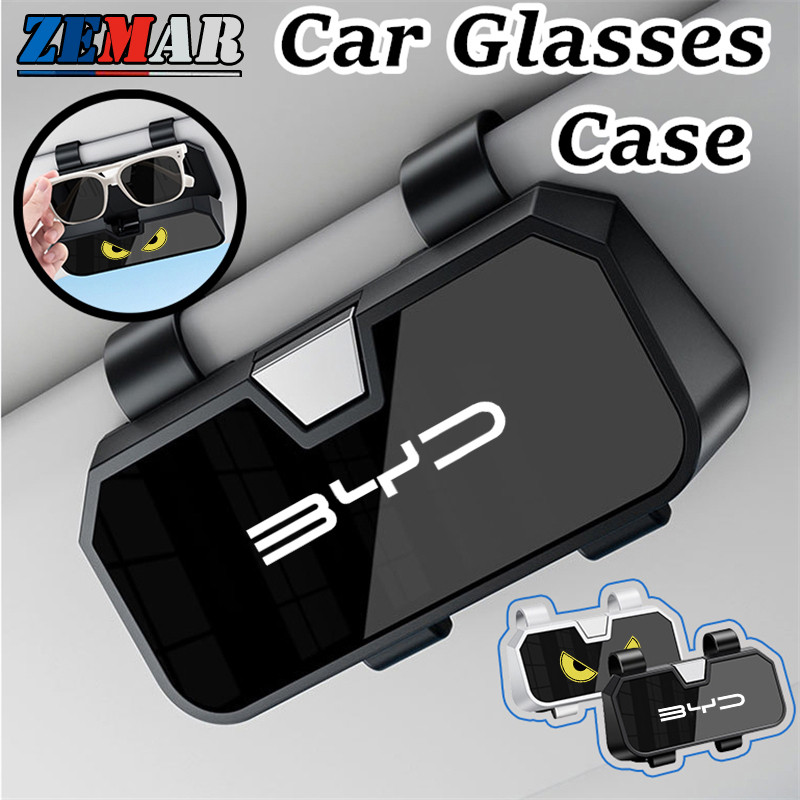 BYD Estojo Para Óculos De Carro Clipe Sol Porta-Cartões Multifuncional Bilhetes Guarda-Armação De Dolphin Mini Song Pro BYD Estojo Para Óculos De Carro Clipe Sol Porta-Cartões Multifuncional Bilhetes Guarda-Armação De Dolphin Mini Song Pro