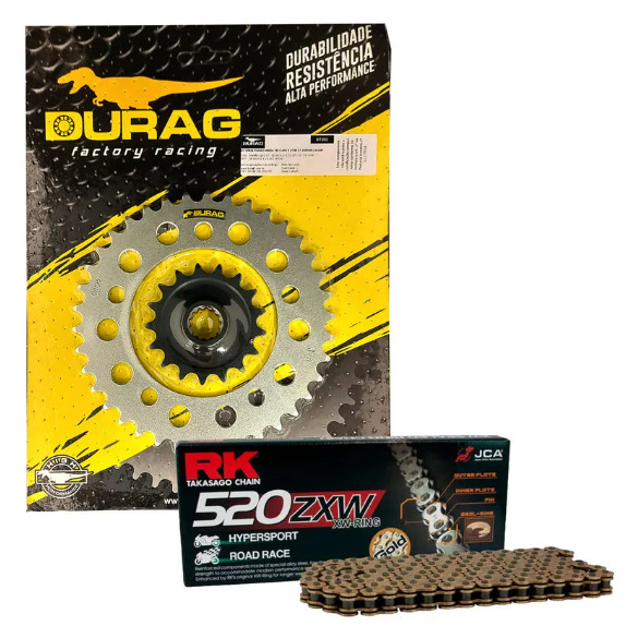 Kit Relação Rk Gold Durag Honda X-adv 750 17/38 520