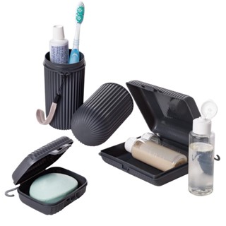 Kit 6 Peças Viagem  Frasco Aeroporto Organizador Mala Mochila Cinza Plasútil em Oferta na Shopee