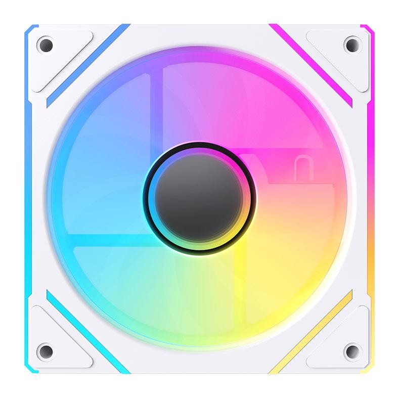 Ventoinha Acegeek Chroma, ARGB, 120mm, Branco, AG-CHROMA-WH em Oferta na Shopee