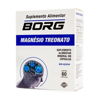 Suplemento Alimentar Borg Magnésio Treonato 60 Cápsulas em Oferta na Shopee